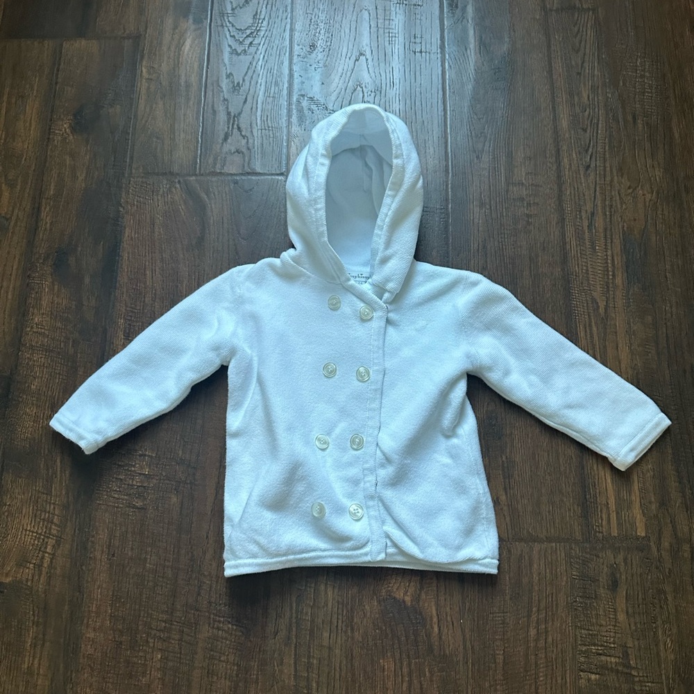 Kissy Kissy White Hooded Jacket 18-24 Months